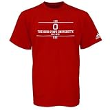 Adidas Ohio State Buckeyes Scarlet University T-shirt