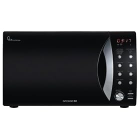 Daewoo KOR8A0R 800W 23 Litre Solo Microwave Black
