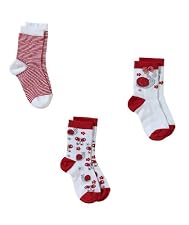 Snail and butterfly socks - 3pk