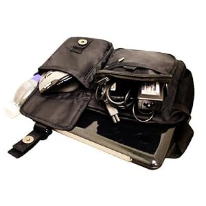 HP Mini 110-1037NR 10.1-Inch Pink Netbook Durable Messenger Bag with Multi-Pockets