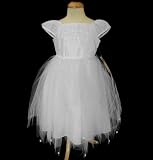 NWT Brand New Flower Girl Wedding White Ballerina Dress