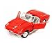 Showcasts - Chevy Corvette Convertible (1967, 1:24 red) (color may vary) Chevrolet diecast car model american classic design