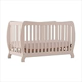 Stork Craft Monza II Fixed Side Convertible Crib, White