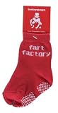 Babygags Fart Factory Socks in Red 12-24 Months