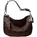 AUTHENTIC COACH SOHO SATEEN SIGNATURE HOBO 12675 (Br/Brown)