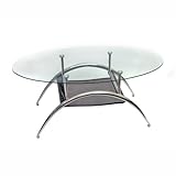Walker Edison Black Mesh Coffee Table