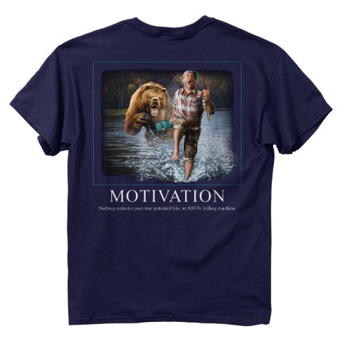Buck Wear Inc. FishMotivation Short Sleeve Tee = Nerdy TShirt 41igZYzVLUL Buck Wear Inc. FishMotivation Short Sleeve Tee = Nerdy TShirt