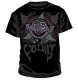 Sesame Street Count Propaganda Black Tee T-shirt