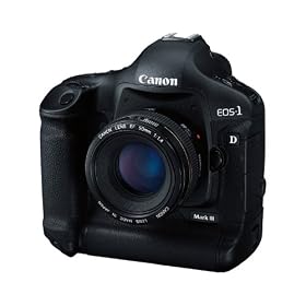 Canon - EOS 1D Mark III - CMOS 10 Mégapixels - Motorisation jusqu'à 10 images/sec sur 110 vues en JPG - système autofocus avec 19 collimateurs en croix 2 processeurs Canon DIGIC III - Système EOS de n