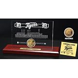 Highland Mint MLB Detroit Tigers Comerica Park Gold Coin Etched Acrylic
