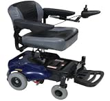 Drive Geo Travel Power Wheelchair, Blue