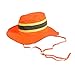 Ironwear 1271-O Booney Hat with adjustable neck strap, LG/XL, Orange
