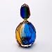 Hand Blown Multicolor Sommerso Art Glass Perfume Bottle 6