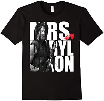 Men's Mrs Daryl Dixon Tshirt XL Black