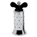 Alessi B 9098 Salt/Pepper Mill with Polyamide Wings Black in 18/10 Stainless Steel Mirror Polished