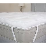 SLIGHT SECOND Single Hotel Quality 4inch Deep 100% Cotton Cover Mattress Topper