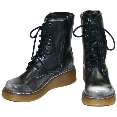 Sugar Shoes Rockband Brush Off Black Ankle Boot from amazon.com
