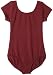 Capezio Girls 7-16 Short Sleeve Leotard,Burgundy,L (12-14)