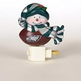 Philadelphia Eagles 5 Snowman Night Light - NFL Football