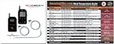 Black Maverick ET732 Wireless Grill/Meat/BBQ Thermometer + Original Outdoor Meathead Temperature Magnet Guide