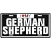 NEW  I LOVE MY GERMAN SHEPHERD  LICENSE PLATE SIGN DOG