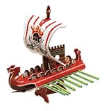 Como Children Paper Foam Board 3D Ancient Roman Ship Intelligence Puzzle Toy