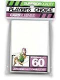 Player's Choice White Sleeves (Pack of 60) Standard Size Deck Protectors - Ideal for YuGiOh!, Pokemon, Magic: The Gathering, World of Warcraft Trading Card Games Player's Choice White Sleeves (Pack of 60) Standard Size Deck Protectors - Ideal for YuGiOh!, Pokemon, Magic: The Gathering, World of Warcraft Trading Card Games