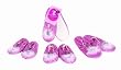 Princess Heart Costume Slippers, X-Small