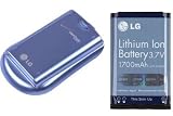 NEW OEM Verizon LG VX3450 Extended Battery + Blue Door
