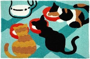 Kitties and Kream Doormat-JellyBean Rug