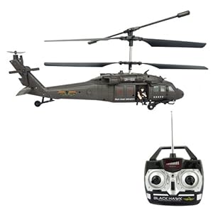 Black Hawk 3ch RC Helicopter w/ Gyro RTF YD-919 (Army Green)