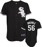 Mark Buehrle Jersey: Adult 2010 Majestic Alternate Black Replica #56 Chicago White Sox Jersey