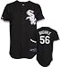 Mark Buehrle Jersey: Adult 2010 Majestic Alternate Black Replica #56 Chicago White Sox Jersey - Medium