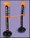 Halloween pumpkin- Inflatable Limbo Game set