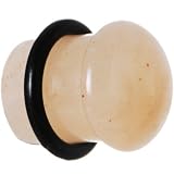 00 Gauge Rose Quartz Stone Plug