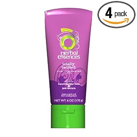 Herbal Essences Totally Twisted Curl Scrunching Gel, 6-Ounce Tubes (Pack of 4)