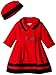 Goodlad Baby Girls' Velour Trimmed Fleece Coat