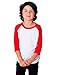 American Apparel Kids Kids' Poly-Cotton 3/4 Sleeve Raglan