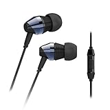 MEElectronics M-Duo Dual Driver Enhanced Bass In-Ear Headphone with Microphone and Remote, Black