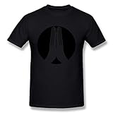 FQZX Men's Ajali Mudra T Shirt Large Black
