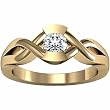 14K Yellow Gold Diamond Solitaire Engagement Ring - 0.50 Ct.
