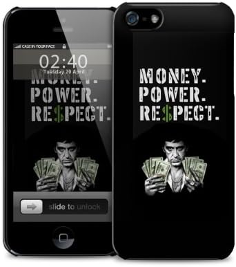 Money Power Respect Scar Face Apple iPhone 6 Plus protective designer plastic skin / case (to fit 5.5 inch version)