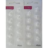 (20 Pack) Oticon 10 mm Open Domes for: Agil, Agil Pro, Acto, Acto Pro, Dual, Epoq and Delta.