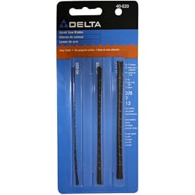 DELTA 40-620 3 Dozen Assorted Scroll Saw Blades