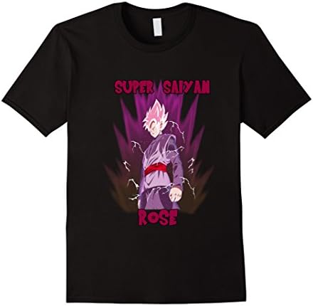 Men's Haven4Anime: Amazing Zamasu Dragon Super Rose T Shirt 2XL Black