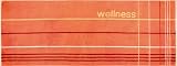 Saunatuch Wellness Egeria 75x200 cm, Farbe: orange, Material: 550g/m², 100 % organische Baumwolle