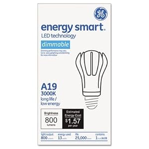GE 65386 - LED13DA19/830 A Line Pear LED Light Bulb