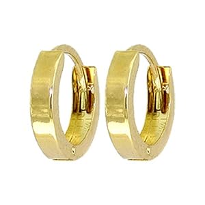 earrings huggie gold hoop gram 14k