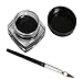Towallmark 1PC Best Mini Black Waterproof Eyeliner Gel Cream With Brush Makeup Cosmetic Cream With Brush Makeup Cosmetic