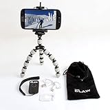 Flexible Tripod,Best for iPhone 4,5,5s,5se,6S,6S+, Galaxy S3,S4,S5&S6,Cellphone Mount & USB Rechargeable Bluetooth 3.0 Remote IOS and Android Compatible No More Expensive Batteries. Compact,Bendable,Camera,GoPro camera, Video,Facetime,Skype Webcam, & Selfie, by The CLAW